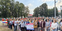 Посетители Центра общения старшего поколения  «Гармония» Илишевского района Республики Башкортостан активно приняли участие в открытии Дней армейской культуры - Илишевский район