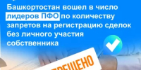 Башкортостан вошел в число лидеров ПФО по количеству запретов на регистрацию сделок без личного участия собственника - Илишевский район